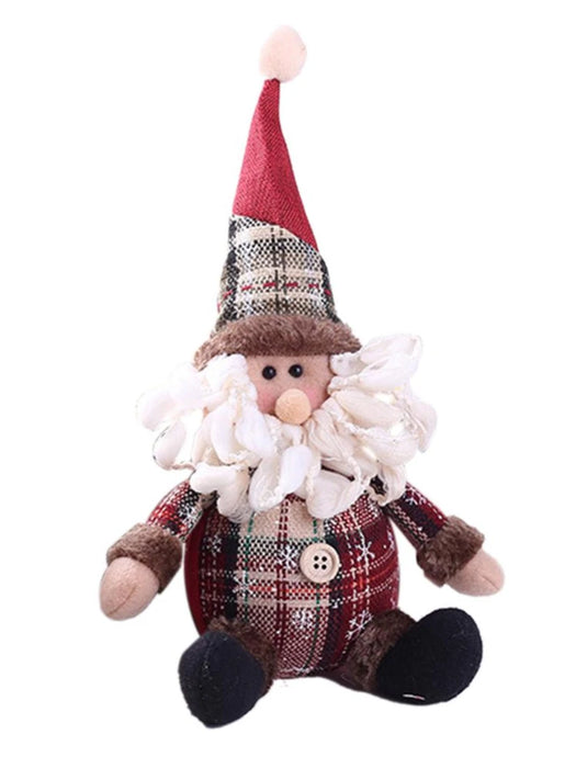 Christmas Santa Snowman Deer Doll Decoration