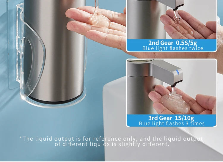 Kitchen Soap Machine Automatic Sensor Out of Hand Sanitizer Smart Electric Body Wash Soap Dispenser 304 Stainless Steel