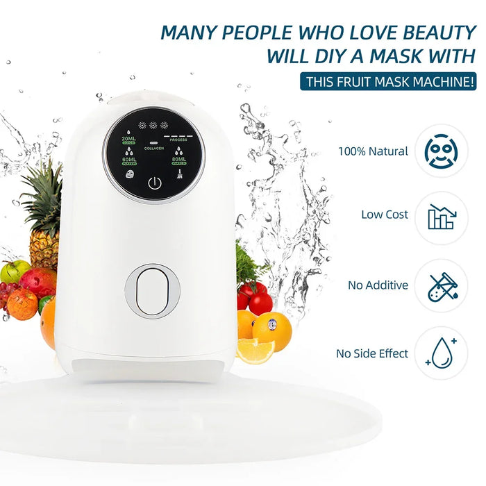 Face Mask Machine DIY Vegetable Juice Collagen Automatic Mask Maker Self-Make Natural Fruit Home Use Beauty Salon Mask Device