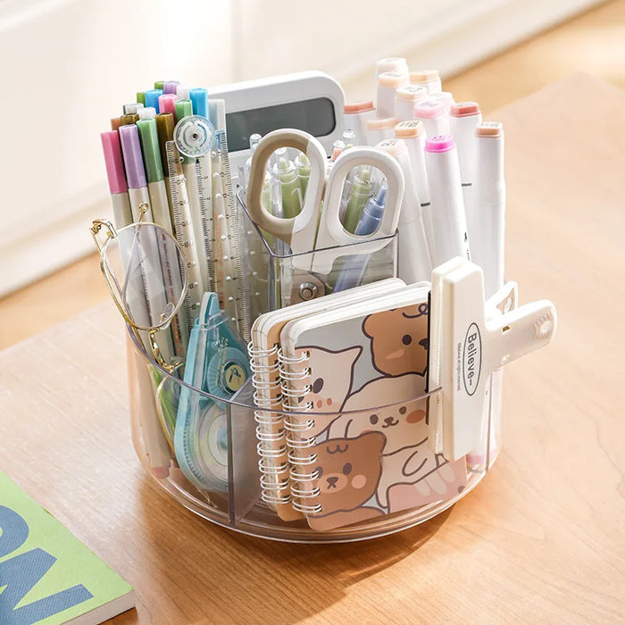 360-Degree Rotating Pen Holder for Desk,Desk Organizers and Accessories