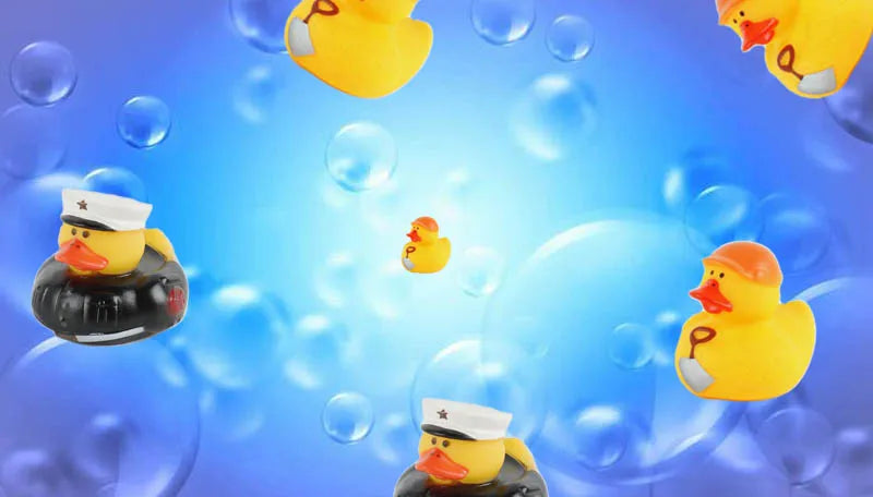 Little Yellow Duck Bath Toy for Children and Baby Swimming