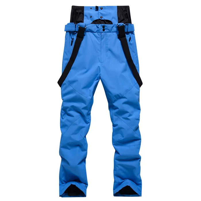 Unisex Suspenders Ski Pants Waterproof Warm and Breathable