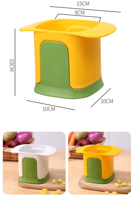 Multifunctional Vegetable Chopper Onion Dicing Artifact Kitchen Gadget Cucumber Potato Slicer French Fries Slicer Kitchen Tools