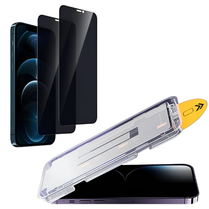2Pcs Privacy Tempered Glass Screen Protector for IPhone 15 14 13 12 16 Pro Max Plus Anti-Spy Dust free Installation Protector