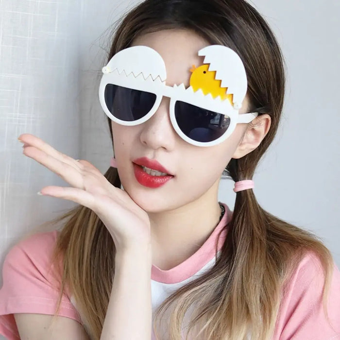 Creative Easter Glasses Eye Wear Accessories Party Decor Easter Headbands Chick Bunny Glasses DIY Gift Funny Glasses Men Women