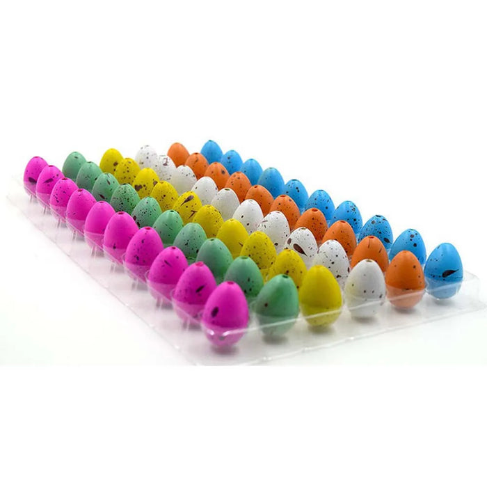 6PCS Growing Easter Eggs with Mini Dinosaur Toys Inside for Kids Boys Girls Easter Basket Stuffers Gifts Fillers Party Favors