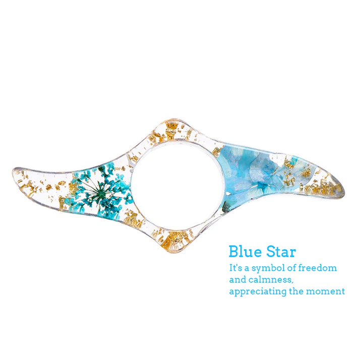 Exquisite Dried Flowers Thumb Book Support Book Page Holder Reading Aid Convenient Bookmark Book Accessories for School Office