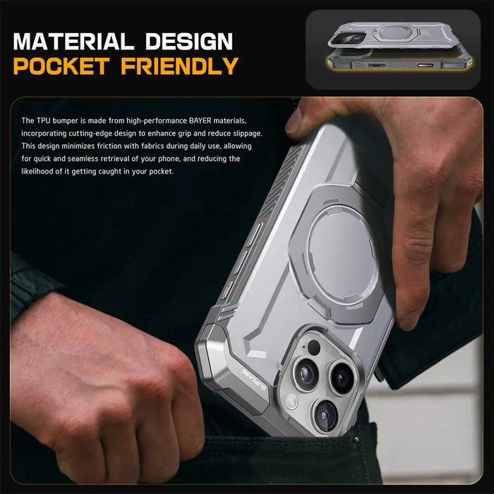 SUPCASE For iPhone 16 Pro Max Case with Camera Control Capture Button UB Grip Heavy Duty Rugged Magnetic Phone Case with Stand