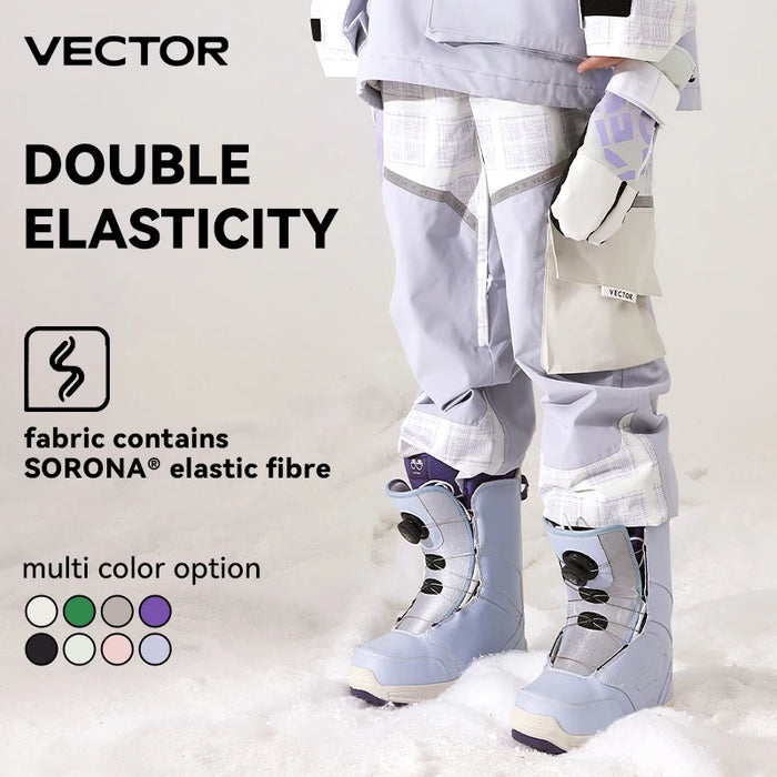 Winter Ski Pants Women Warm Snow Trousers