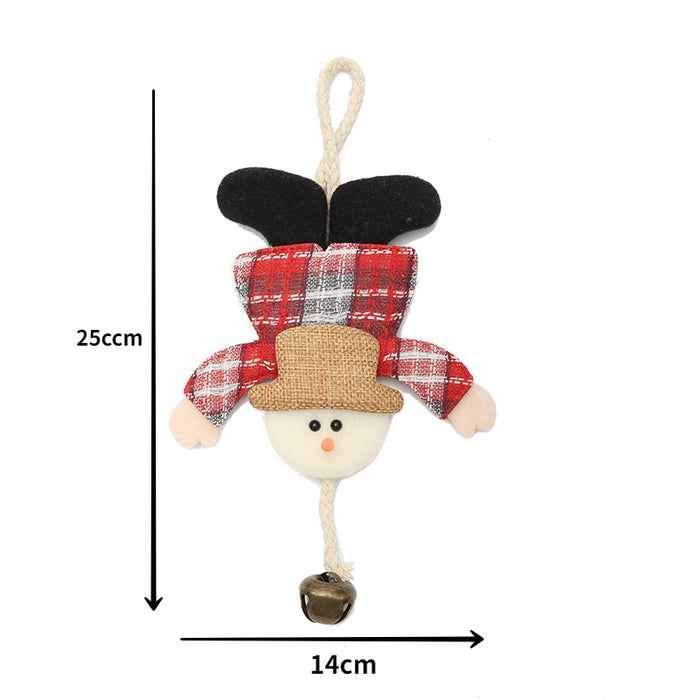 Christmas Santa Snowman Deer Doll Decoration