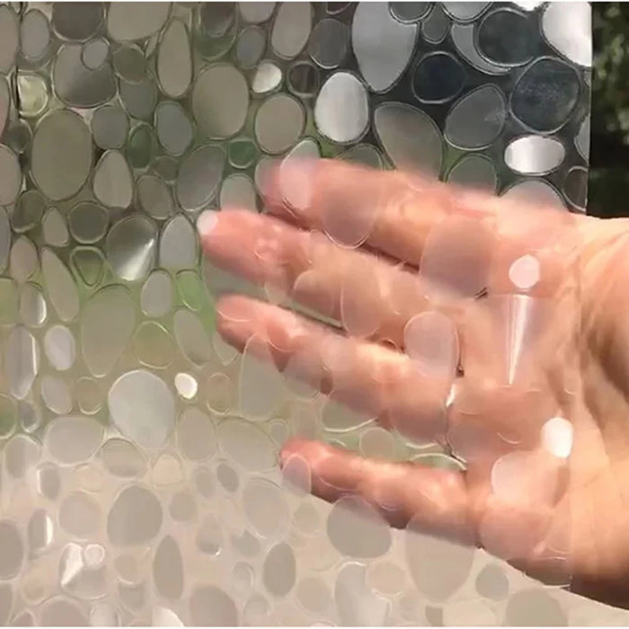 Pebble Shower Curtain Transparent Lining Waterproof Bathtub Bathing Cover Cobblestone Bathroom Bath Curtains Liner