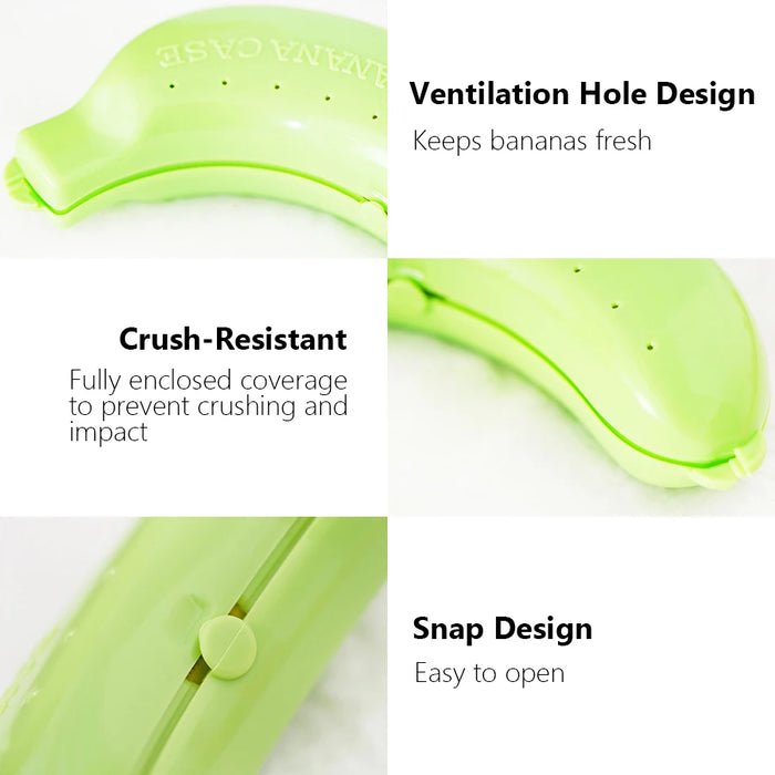 Banana Storage Box for Outdoor Travel Cute  Case Protector  Container Trip  Lunch Fruit Storage  Holder