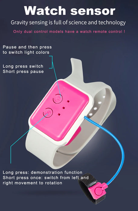 Rc Stunt Car Dual Remote Control Watch Gesture Sensor Drift 2.4GHz 4wd Rotation Deformation Electric Toy for Kids Boys Christmas