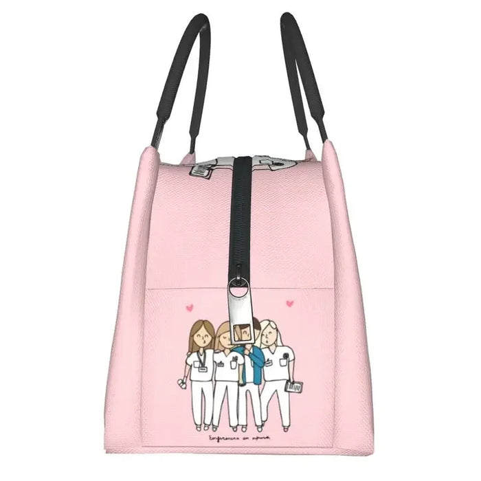 Leakproof  Doctor Nurse Medical Health Insulated Lunch Bag for School Office