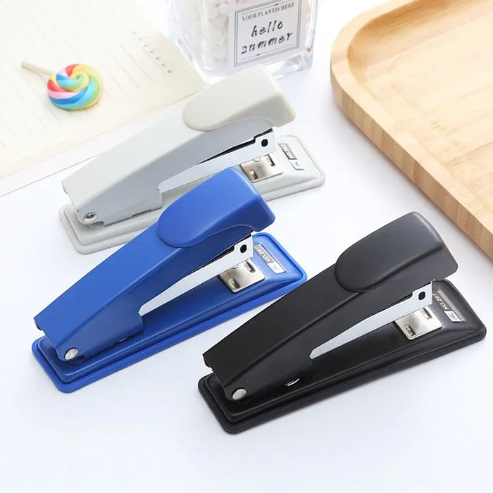 Hand held stapler student office binding machine multi function saving durable stapler thickened medium stapler
