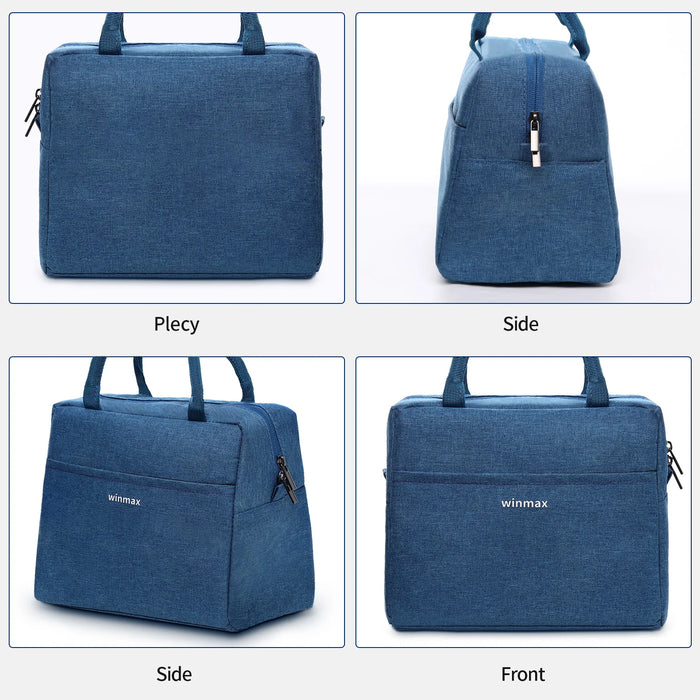 Lunch Box Thermal Bag Portable Waterproof Durable Wide Opening
