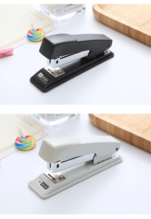 Hand held stapler student office binding machine multi function saving durable stapler thickened medium stapler