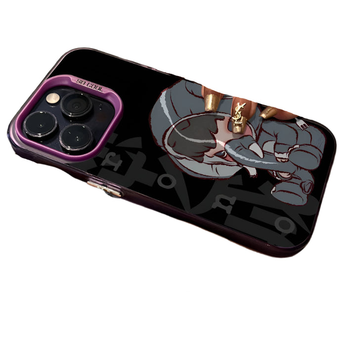 Cartoon Graffiti Hirono Phone Case For iPhone 16 Pro Max 15 14 13 Pro Max 16 Plus Hard Shockproof Matte Back Cover