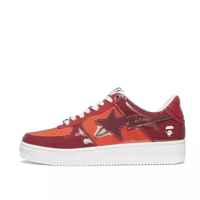 A BATHING APE Men and Women Vibe BapeGoose Sports Sneakers Unisex Air None-Slip Breathable Bapesta Low Outdoor Walking Shoes