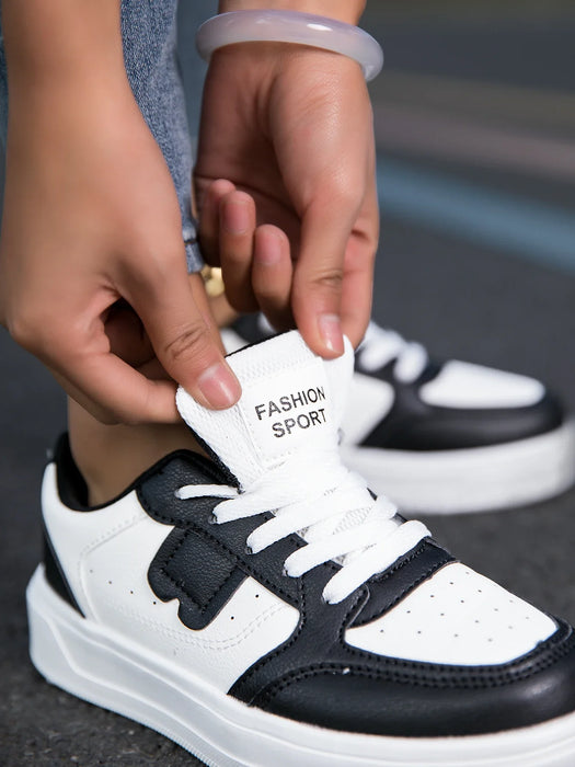 HKDQ Trendy Skate Shoes Unisex Platform Casual Sneakers Women Low-cut Comfortable Lightweight Outdoor Skateboard Shoes For Men