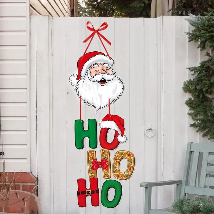 Merry Christmas Door Hanger New Year Party Pendants Xmas Tree