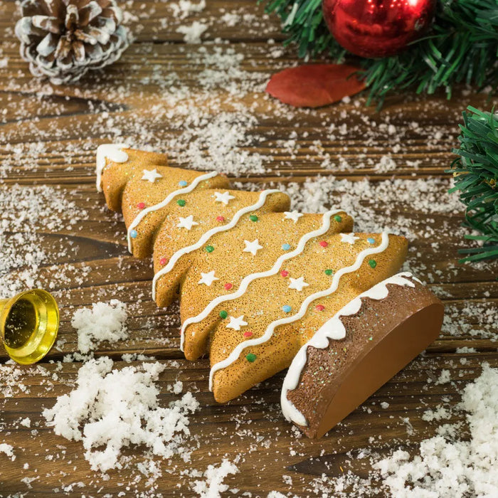 Vilead 15cm Resin Gingerbread Christmas Tree Figurines
