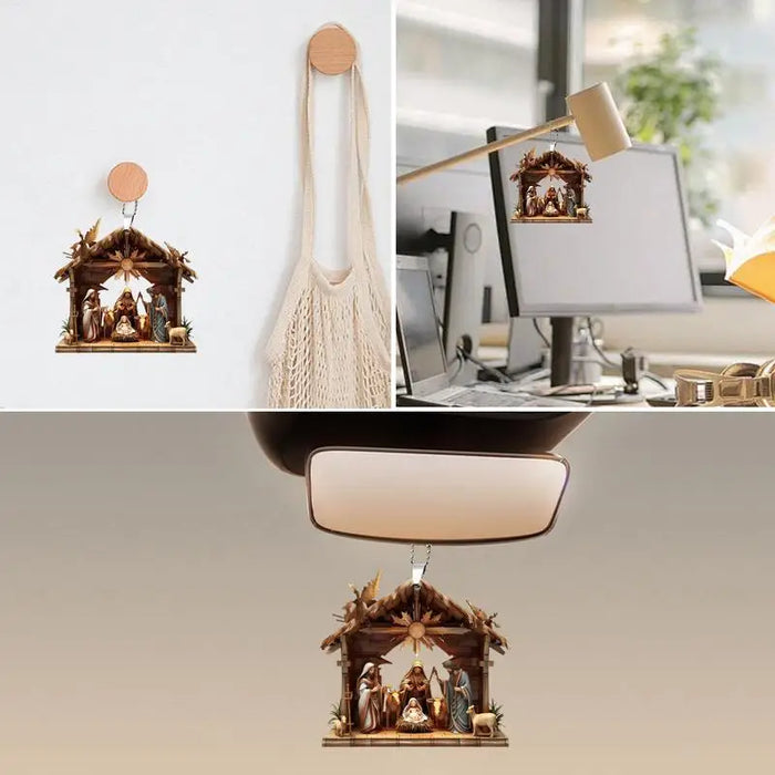 Nativity Scene Ornaments The Birth Of Jesus Decor Nativity Scene