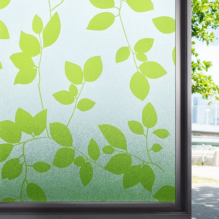 Stained Decorative Window Film Static Self Adhesive Glass Sticker Heat Control Vinyl Window Cling For Home Door Glass Decals