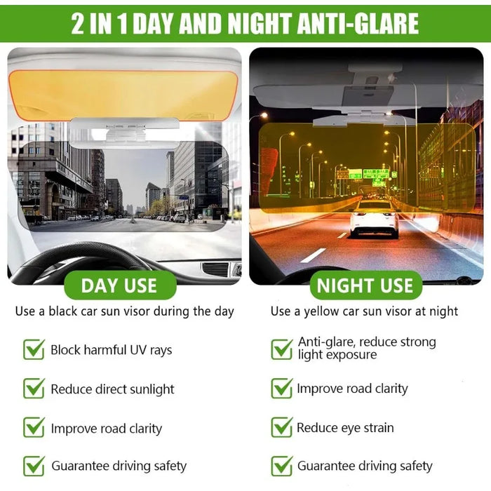 Car Sun Visor HD Anti Sunlight Dazzling Goggle Day Night Vision Car Accessories