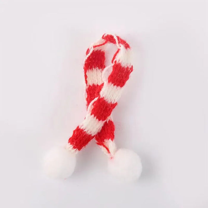1pcs Mini Christmas Wine Bottle Covers Santa Hats Scarf