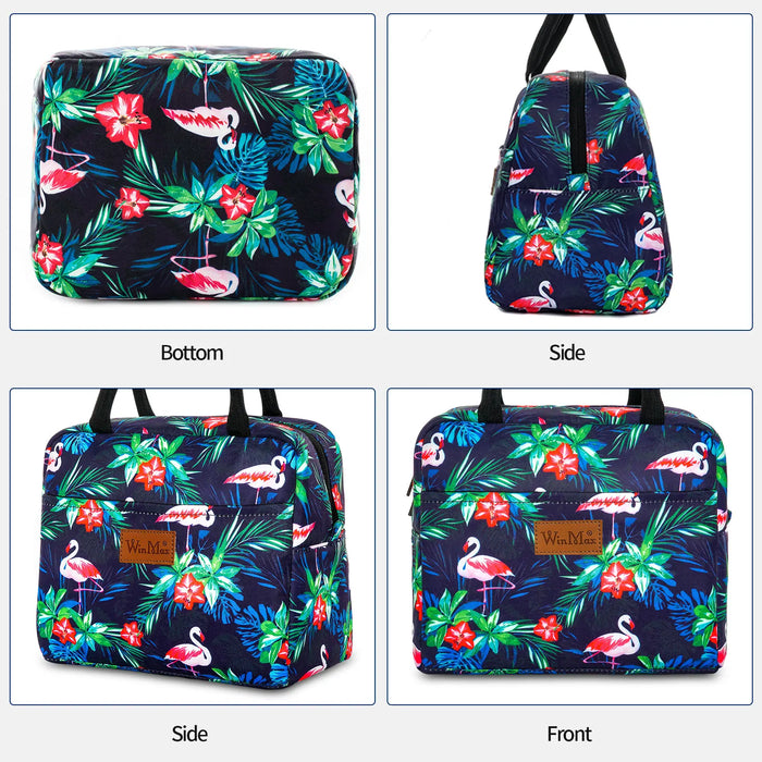 Lunch Box Thermal Bag Portable Waterproof Durable Wide Opening