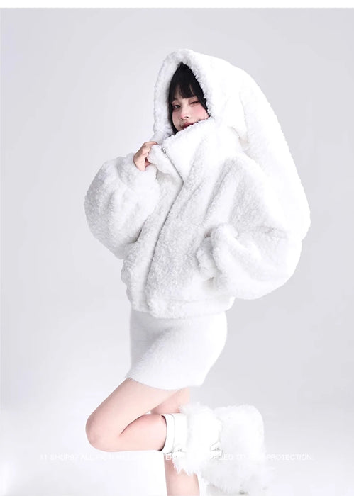 Autumn Winter Faux Fur Coat