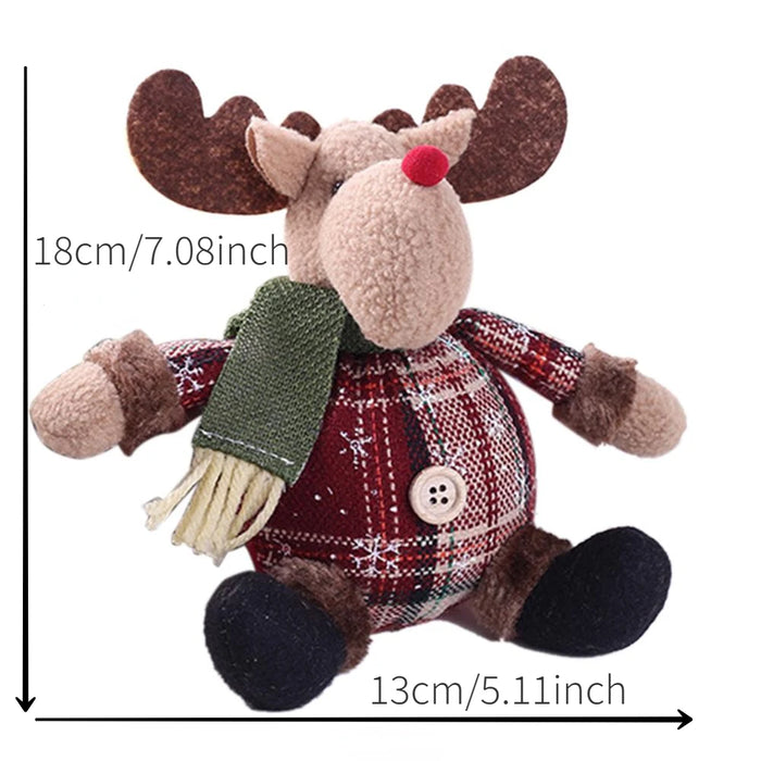 Christmas Santa Snowman Deer Doll Decoration