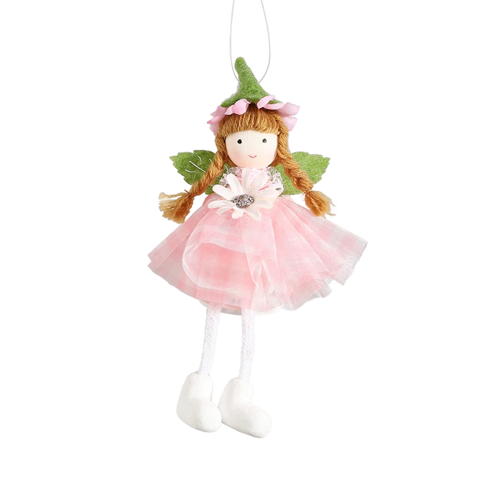 24cm Easter Flower Bunny Ornaments Pink Yellow Gauze Skirt Bunny Easter Party Decor Supplies Home Desktop Decorations Kids Gifts