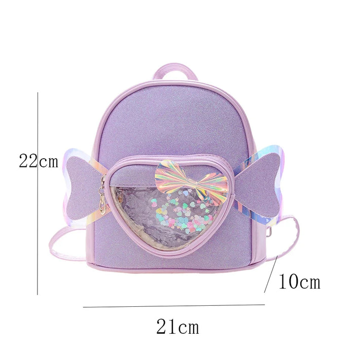 Children's PU Cartoon Bag Personalized Name Lightweight
