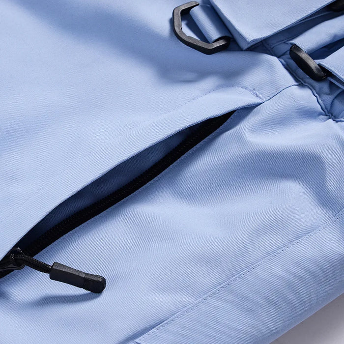 Unisex Suspenders Ski Pants Waterproof Warm and Breathable