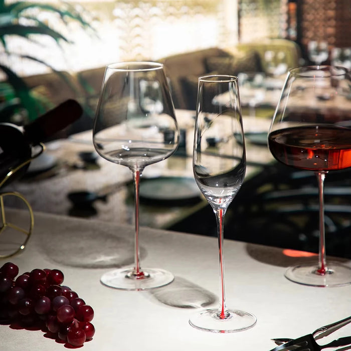 Large Capacity 780ml/600ml Burgundy Goblet Red White Wine Crystal Glass Handmade Champagne Barware for Home