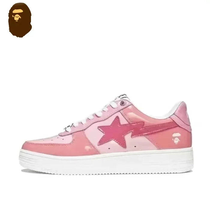 A BATHING APE Men and Women Vibe BapeGoose Sports Sneakers Unisex Air None-Slip Breathable Bapesta Low Outdoor Walking Shoes