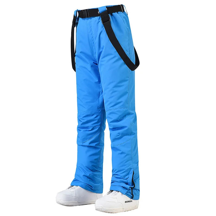 New Men and Women Winter Outdoor Ski Pants Windproof Waterproof Warm Breathable Snowboarding Pants Snow Sports Bibs Pants
