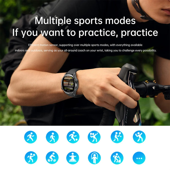 For HUAWEI GT5 Pro GPS NFC Smart Watch Men 360*360 AMOLED Screen Heart rate Bluetooth Call IP67 Waterproof Man Smartwatch 2025