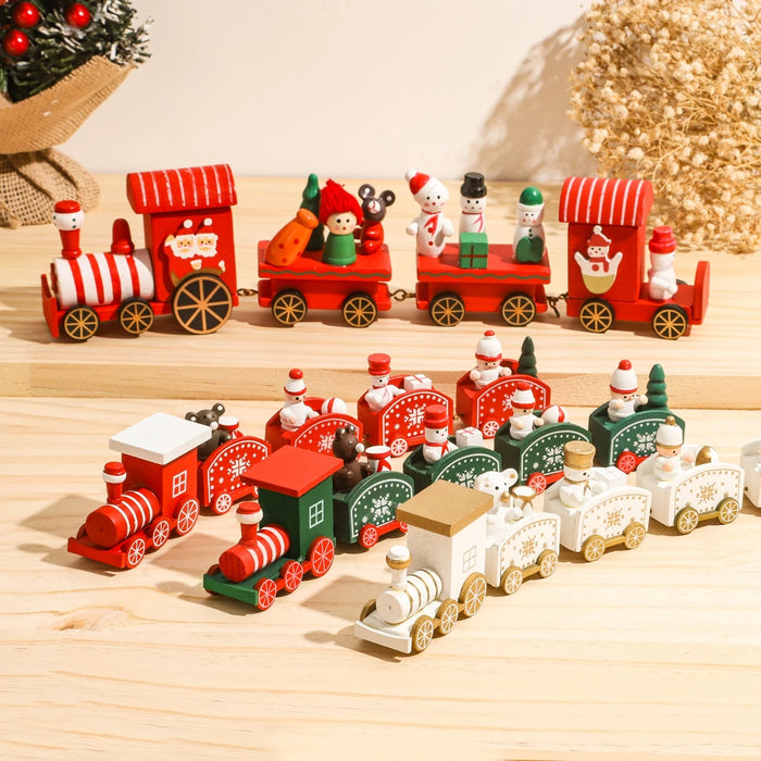 Wooden/Plastic Train Christmas Ornament Merry Christmas Decoration