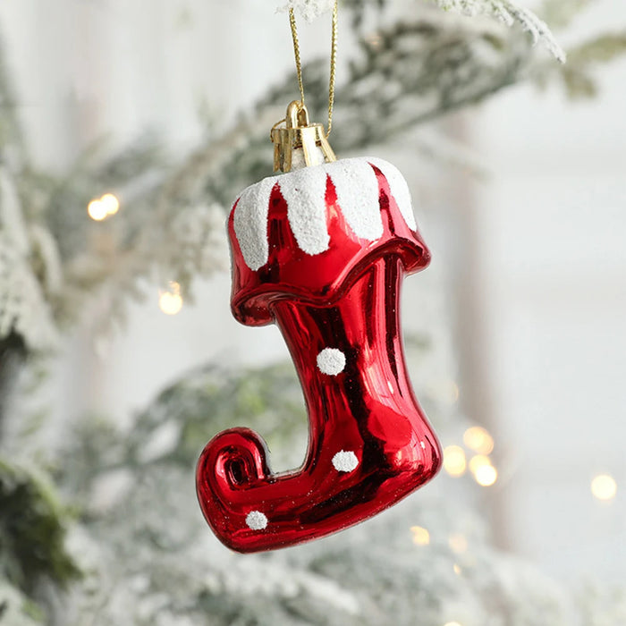 2pcs Snowman Christmas Balls Ornaments Christmas Tree Hanging Bauble