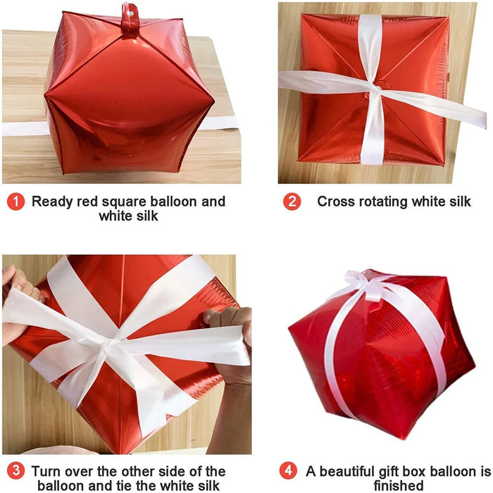 Christmas Balloon Garland Arch Matte Red Balloon