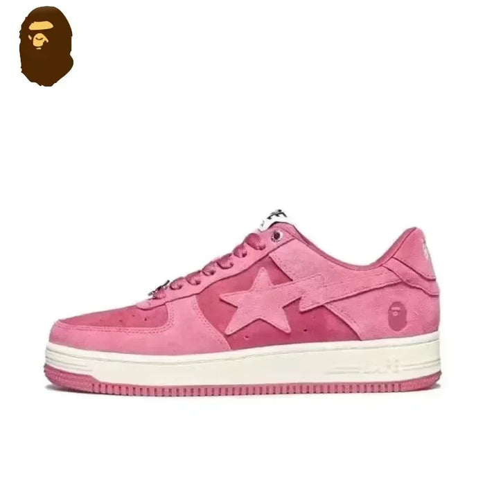 A BATHING APE Men and Women Vibe BapeGoose Sports Sneakers Unisex Air None-Slip Breathable Bapesta Low Outdoor Walking Shoes