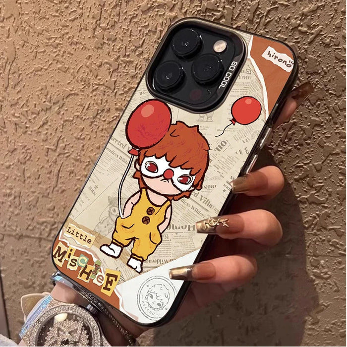 Cartoon Balloon Dinosaur Hirono Phone Case For iPhone 16 Pro Max 15 14 13 Pro Max 16 Plus Hard Bumper Back Cover