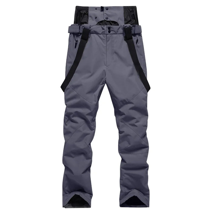 Unisex Suspenders Ski Pants Waterproof Warm and Breathable