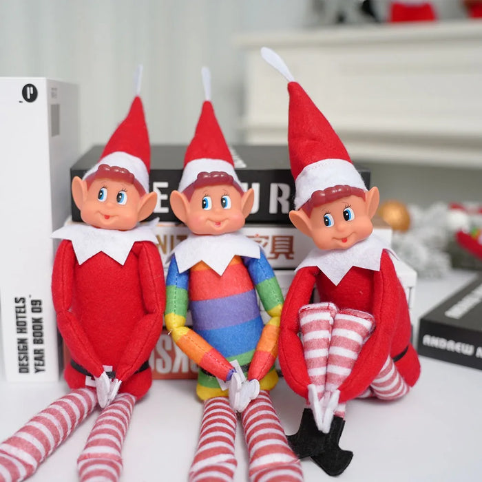 Christmas Elf Doll New Bookshelf Fairy Doll Accessories