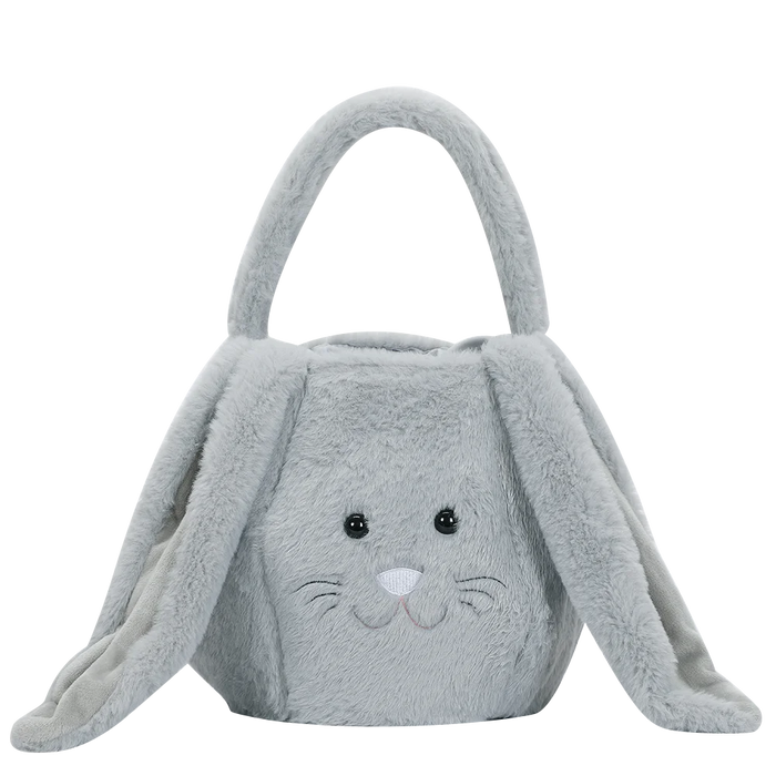 Cute Easter Basket Plush Easter Buckets With Long Ear Boys Girls Spring Egg Hunting Bags Kid Easter Tote Bags Festival Decor