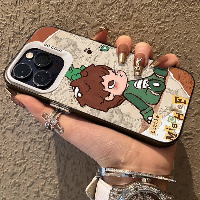 Cartoon Balloon Dinosaur Hirono Phone Case For iPhone 16 Pro Max 15 14 13 Pro Max 16 Plus Hard Bumper Back Cover