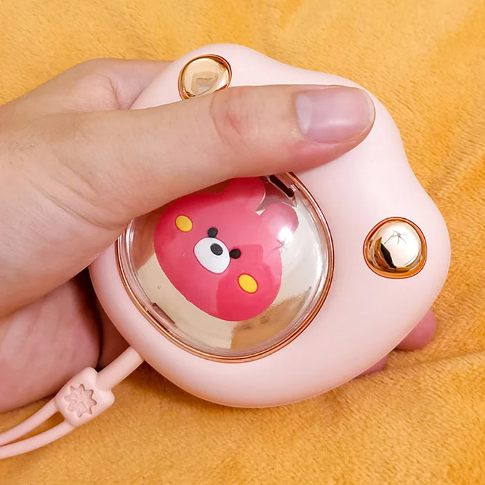 Cute Cat Paw Hand Warmer 500mAh USB Rechargeable Portable Winter Keep Warm Gadget Pocket Mini Electric Heater Hand Warmer
